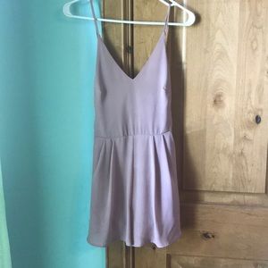 WOMEN’S MAUVE ROMPER